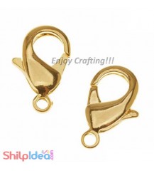 Lobster Clasps - Golden - Pack of 8